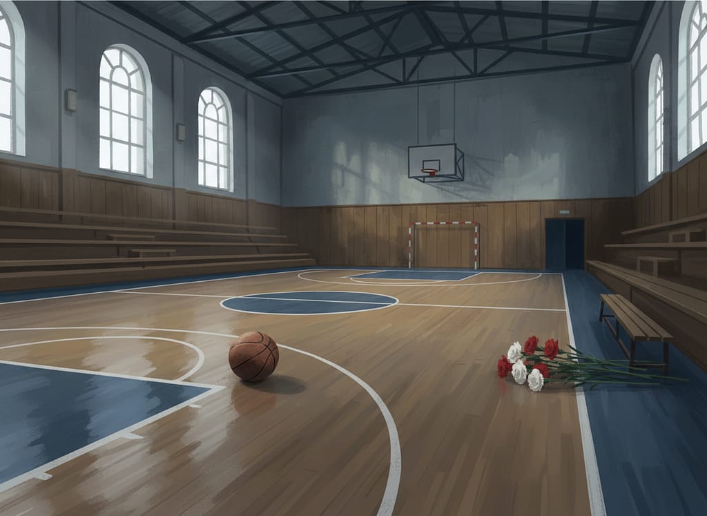Urednička ilustracija košarkaškog memorijalnog turnira u Živinicama