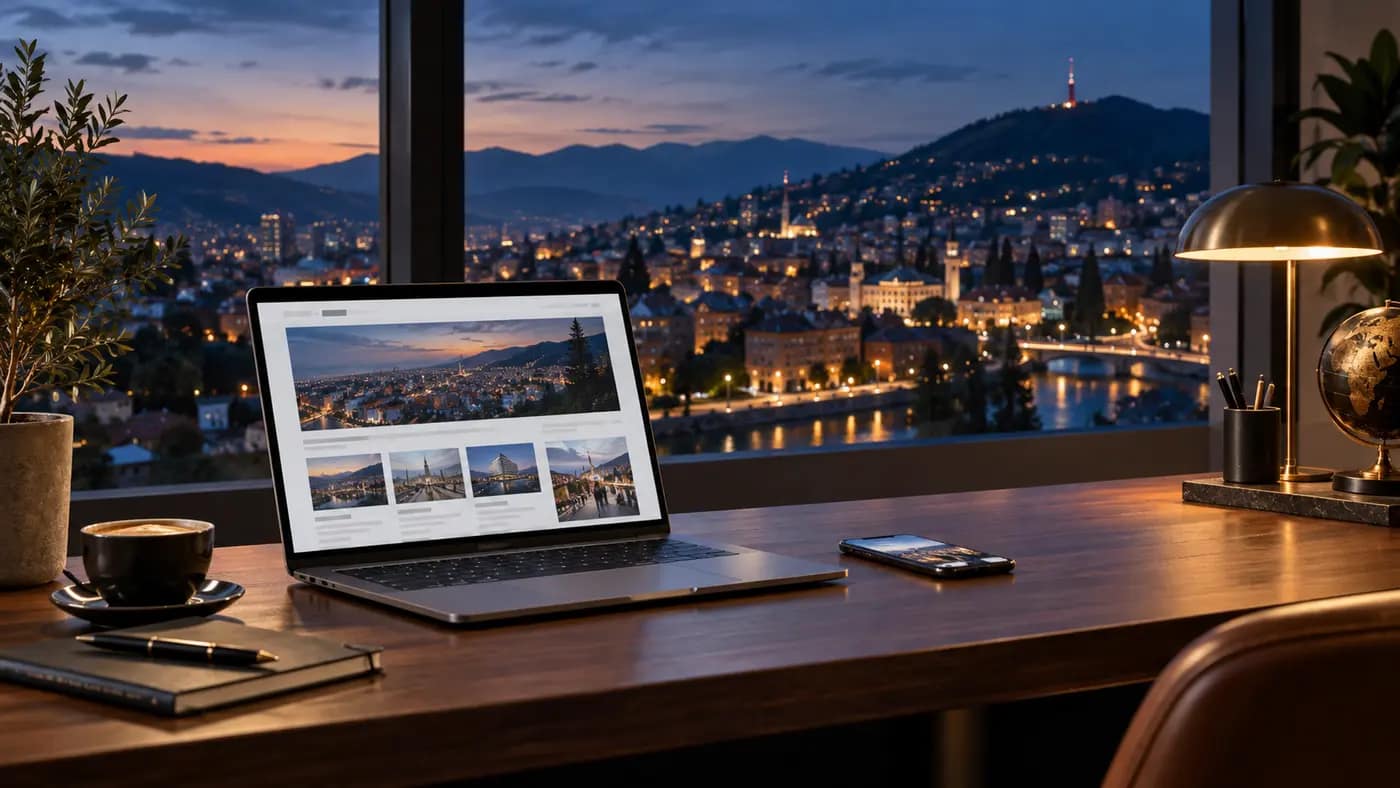 Moderni bosanski medijski portal i Sarajevo
